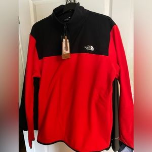 The North Face Unisex Quarter Zip Fleece Size XL